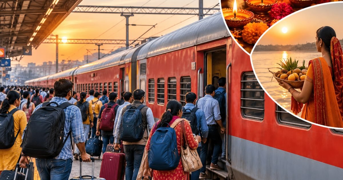 दिवाली-छठ पर टिकट की मारामारी के बीच राहत की खबर, स्पेशल ट्रेनों के लगेंगे एक हजार से ज्यादा फेरे