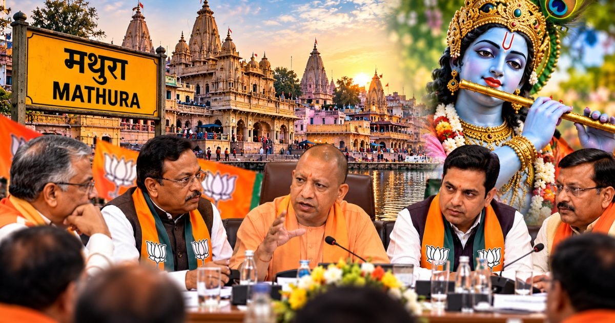 मथुरा में क्यों जुट रहे BJP के दिग्गज ? श्रीकृष्ण की नगरी से क्या है बड़ा संदेश?