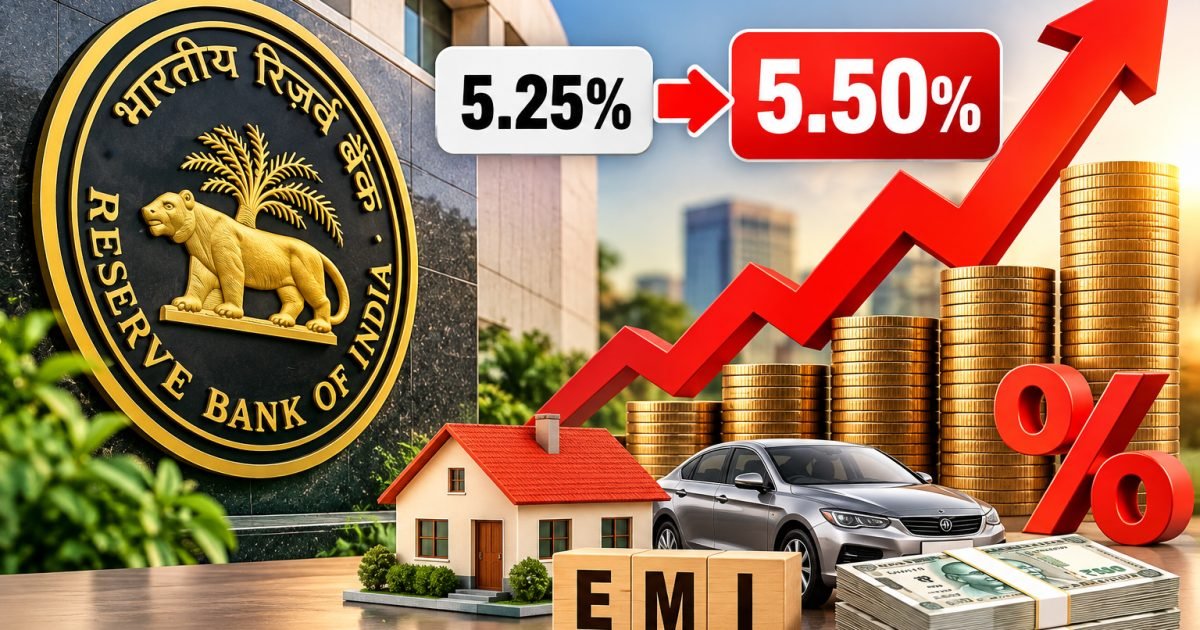 RBI का बड़ा फैसला, रेपो रेट 5.50% हुआ; लोन और EMI पर पड़ेगा असर