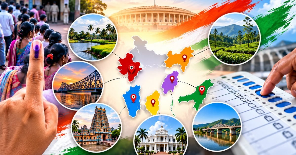 6 सीटों पर उपचुनाव के लिए मतदान जारी, नंदीग्राम में सुबह 11 बजे तक 43.95 फीसदी तो रेजीनगर में 38.71% वोटिंग