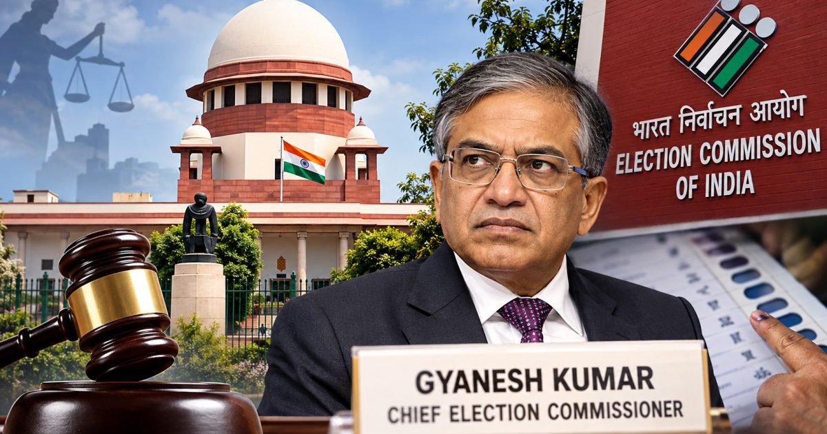 CEC ज्ञानेश कुमार के निलंबन की मांग खारिज, SC ने कहा- न्यूज रिपोर्ट के आधार पर फैसला नहीं, चुनाव आयोग से मांगा जवाब