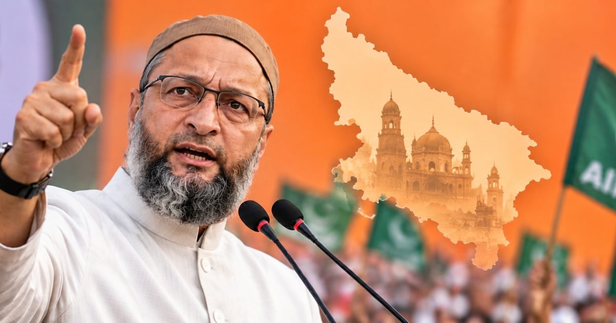 यूपी के चुनावी मैदान में ओवैसी की एंट्री: मुस्लिम वोटों पर नई दावेदारी से किसकी बढ़ेगी परेशानी ?